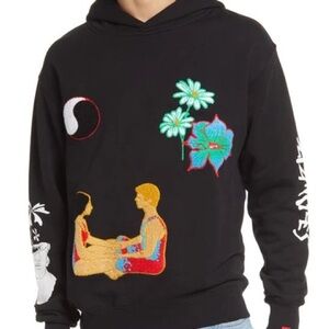 JUNGLES
Connection Chenille Hoodie In Black